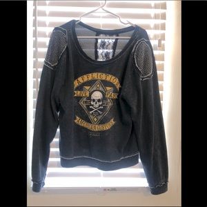 Affliction Pullover Sweater